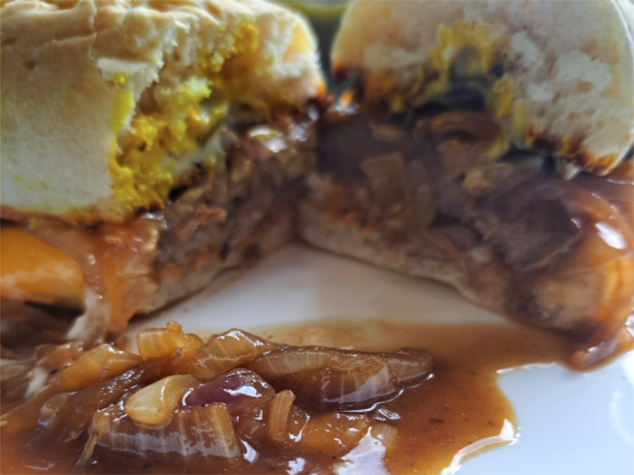 Steak-Sandwich, abgeguckt bei Heike